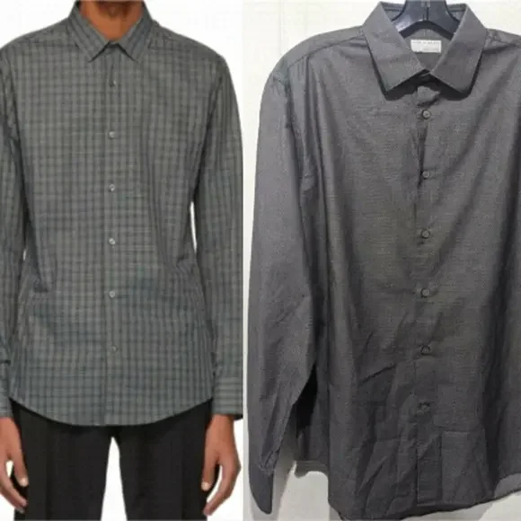 TIGER of Sweden | Men's Farrell Shirt in Grey Pattern - Picture 1 of 9